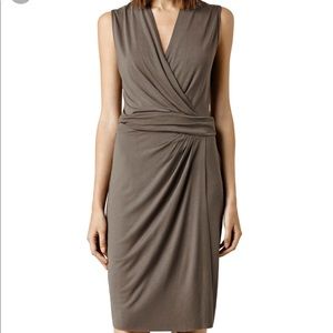 NWT - All Saints Novi Dress Wrap Dress- UK14/US10